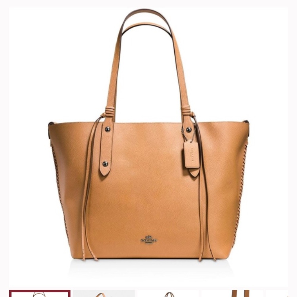 Coach Whiplash Market Tote Tan
